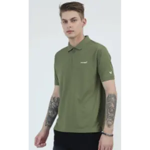 Herbalife Caslay Sustainable Quick Dry Polo T-Shirt-Olive Green