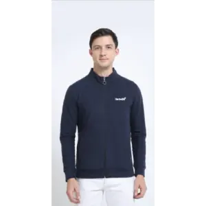 Herbalife Caslay Sustainable High Neck Jacket-Navy Blue