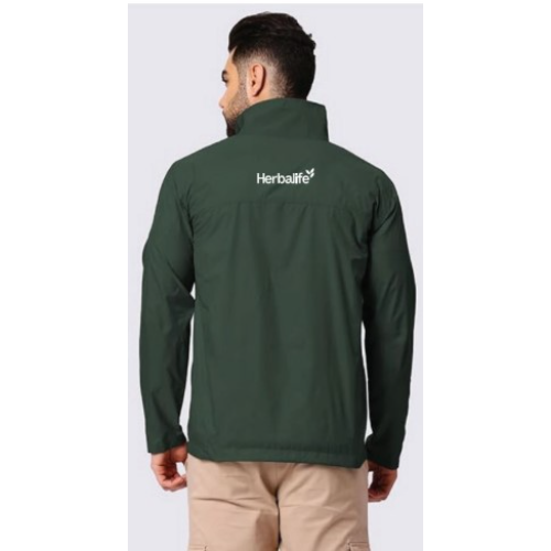Herbalife Holistik Wind Breaker Travel Jacket-Olive - Image 2