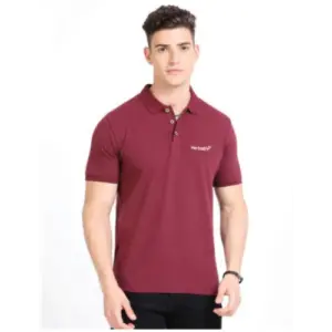 Herbalife Caslay Sustainable Polo T Shirt -Maroon