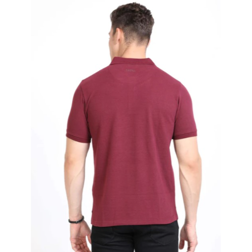 Herbalife Caslay Sustainable Polo T Shirt -Maroon - Image 3