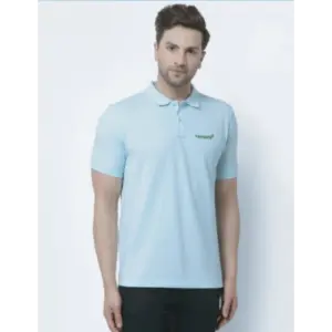 Herbalife Caslay Sustainable Organic Polo T Shirt -Ice Water